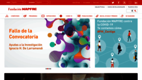 What Fundacionmapfre.org website looked like in 2021 (3 years ago)