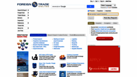 What Foreign-trade.com website looked like in 2021 (3 years ago)
