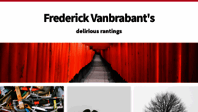 What Frederickvanbrabant.com website looked like in 2021 (3 years ago)