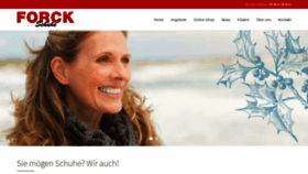What Forck-schuhe.de website looked like in 2021 (3 years ago)
