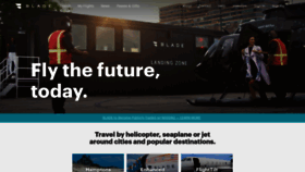 What Flyblade.com website looked like in 2021 (4 years ago)