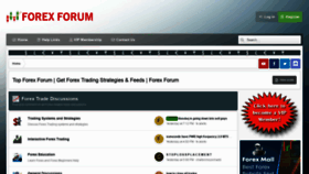 What Forexforum.co website looked like in 2021 (3 years ago)