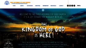 What Firstagchurch.in website looked like in 2021 (3 years ago)