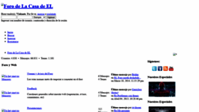 What Foro.lacasadeel.net website looked like in 2021 (3 years ago)