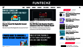 What Funtechz.com website looked like in 2021 (3 years ago)