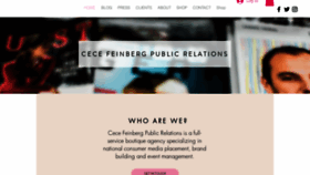 What Feinbergpr.com website looked like in 2021 (3 years ago)