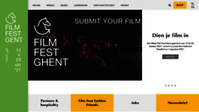 What Filmfestival.be website looked like in 2021 (3 years ago)