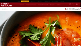 What Frischgekocht.billa.at website looked like in 2021 (3 years ago)