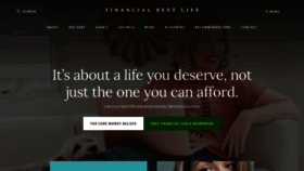 What Financialbestlife.com website looked like in 2021 (3 years ago)