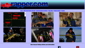 What Fishrapper.com website looked like in 2021 (3 years ago)