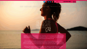 What Fitnessgoddessretreats.com website looked like in 2021 (3 years ago)