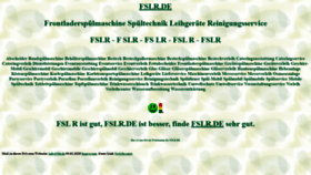 What Fslr.de website looked like in 2021 (3 years ago)