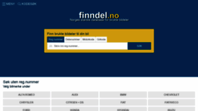 What Finndel.no website looked like in 2021 (3 years ago)