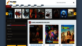 What Filmes.pro website looked like in 2021 (3 years ago)
