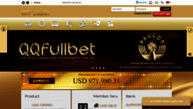 What Fullbet88.com website looked like in 2021 (3 years ago)
