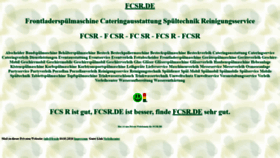 What Fcsr.de website looked like in 2021 (3 years ago)