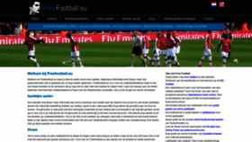 What Freefootball.eu website looked like in 2021 (3 years ago)