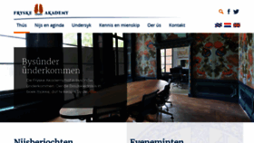 What Fryske-akademy.nl website looked like in 2021 (3 years ago)