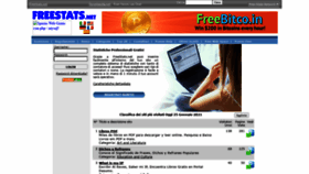 What Freestats.net website looked like in 2021 (3 years ago)