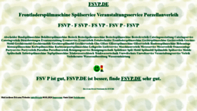 What Fsvp.de website looked like in 2021 (4 years ago)