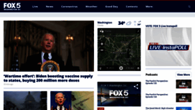 What Fox5dc.com website looked like in 2021 (3 years ago)