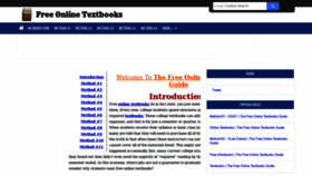What Freeonlinetextbooks.net website looked like in 2021 (3 years ago)
