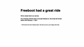 What Freeboot.to website looked like in 2021 (4 years ago)