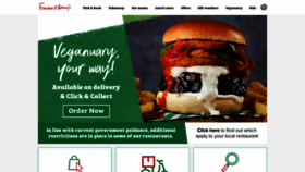 What Frankieandbennys.com website looked like in 2021 (3 years ago)