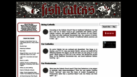 What Fisheaters.com website looked like in 2021 (3 years ago)