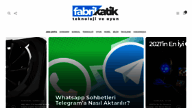 What Fabrikatik.com website looked like in 2021 (3 years ago)