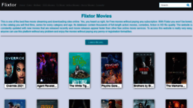 What Flixtor.stream website looked like in 2021 (3 years ago)
