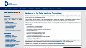 What Fetalmedicine.org website looked like in 2021 (3 years ago)