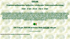 What Fsit.de website looked like in 2021 (3 years ago)