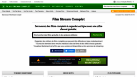 What Filmstreamcomplet.fr website looked like in 2021 (3 years ago)