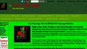 What Frog-legs.com website looked like in 2021 (3 years ago)