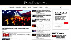 What Falseflag.news website looked like in 2021 (3 years ago)