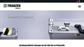 What Franzen-gruppe.com website looked like in 2021 (3 years ago)