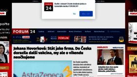 What Forum24.cz website looked like in 2021 (3 years ago)