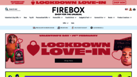 What Firebox.com website looked like in 2021 (3 years ago)