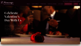 What Flemingssteakhouse.com website looked like in 2021 (3 years ago)