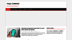 What Facacomigo.com website looked like in 2021 (3 years ago)