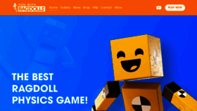 What Funwithragdolls.com website looked like in 2021 (3 years ago)
