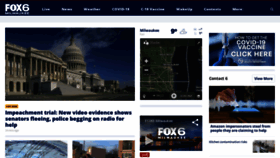 What Fox6now.com website looked like in 2021 (3 years ago)
