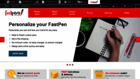 What Fastpens.com website looked like in 2021 (3 years ago)