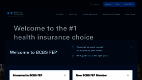 What Fepblue.org website looked like in 2021 (3 years ago)