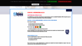 What Filbleu.fr website looked like in 2021 (3 years ago)