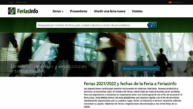 What Feriasinfo.es website looked like in 2021 (3 years ago)