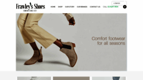 What Frawleysshoes.com.au website looked like in 2021 (3 years ago)