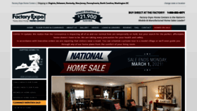 What Factoryexpomobilehomes.com website looked like in 2021 (3 years ago)