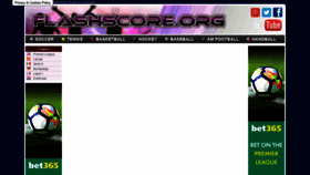 What Flashscore.org website looked like in 2021 (3 years ago)
